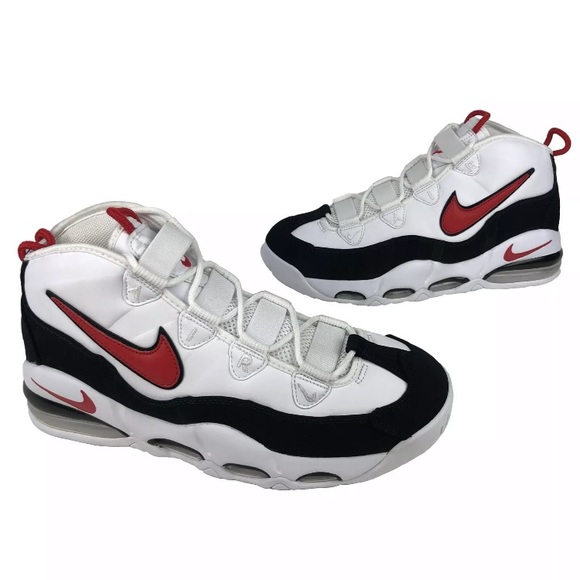 air max uptempo 95 white red black